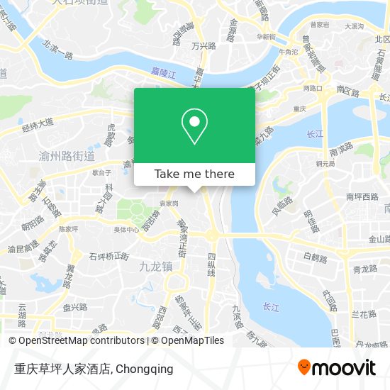 重庆草坪人家酒店 map