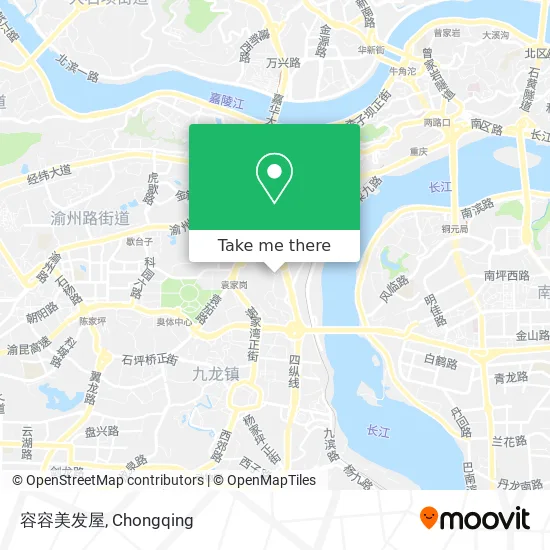 容容美发屋 map