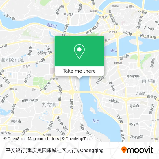 平安银行(重庆奥园康城社区支行) map