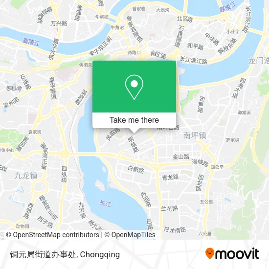 铜元局街道办事处 map