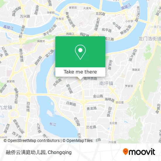 融侨云满庭幼儿园 map
