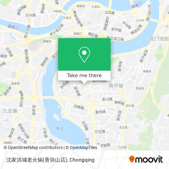 沈家洪城老火锅(香弥山店) map