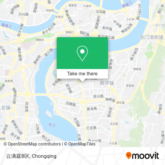 云满庭B区 map