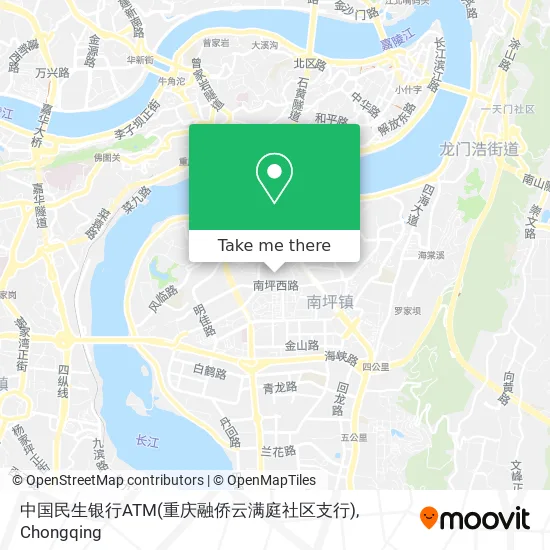 中国民生银行ATM(重庆融侨云满庭社区支行) map
