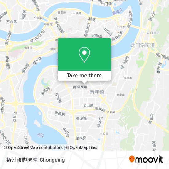 扬州修脚按摩 map