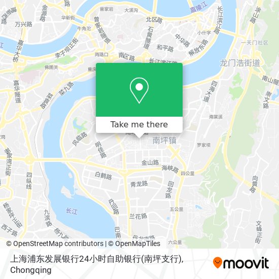上海浦东发展银行24小时自助银行(南坪支行) map