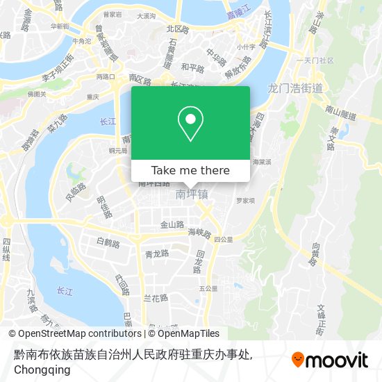 黔南布依族苗族自治州人民政府驻重庆办事处 map