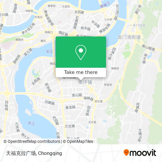 天福克拉广场 map