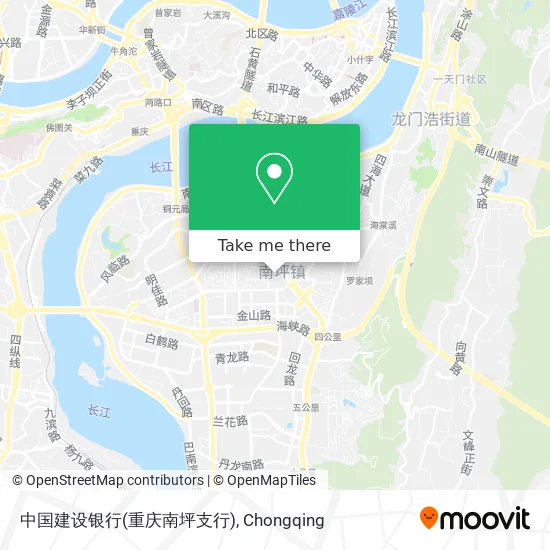 中国建设银行(重庆南坪支行) map