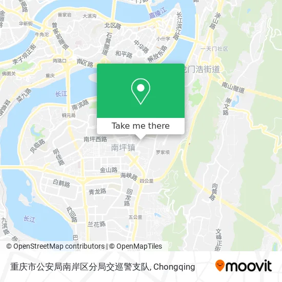 重庆市公安局南岸区分局交巡警支队 map