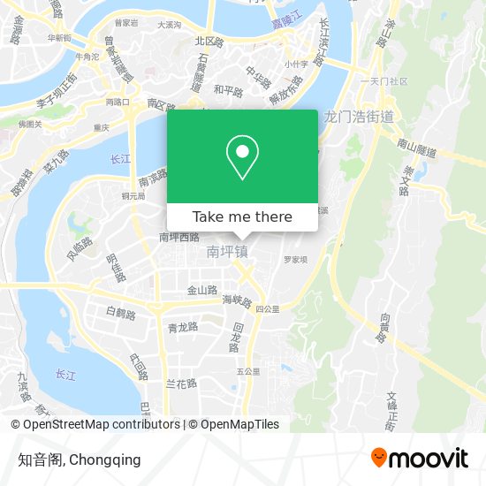 知音阁 map