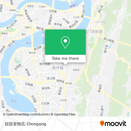 甜甜宠物店 map