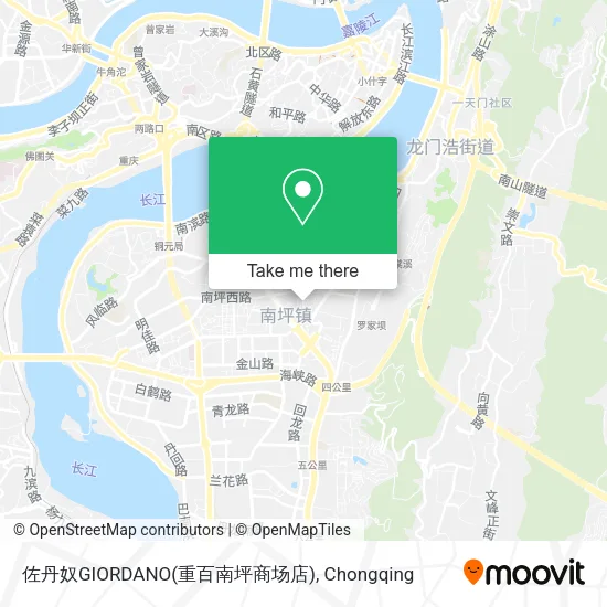 佐丹奴GIORDANO(重百南坪商场店) map