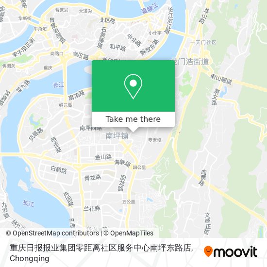 重庆日报报业集团零距离社区服务中心南坪东路店 map