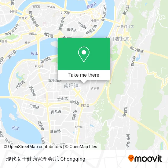 现代女子健康管理会所 map