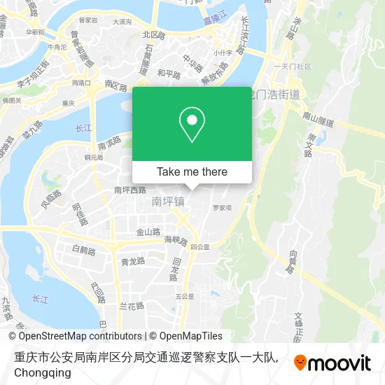 重庆市公安局南岸区分局交通巡逻警察支队一大队 map