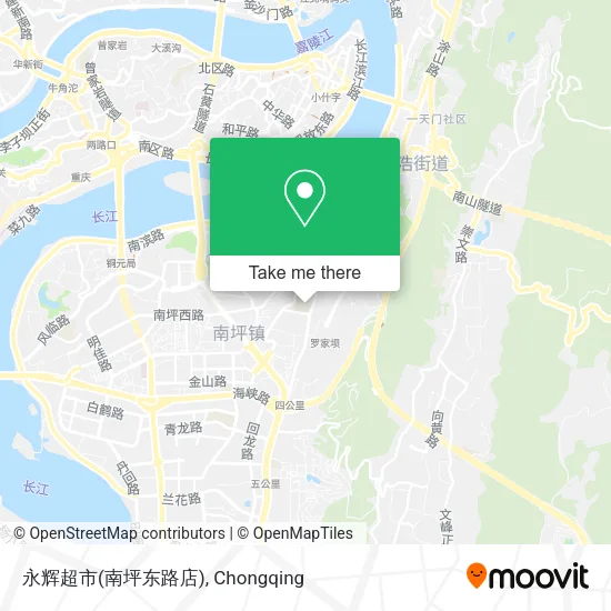永辉超市(南坪东路店) map