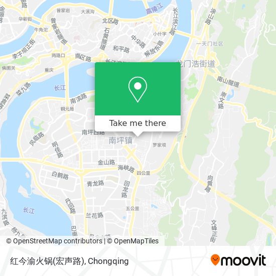 红今渝火锅(宏声路) map