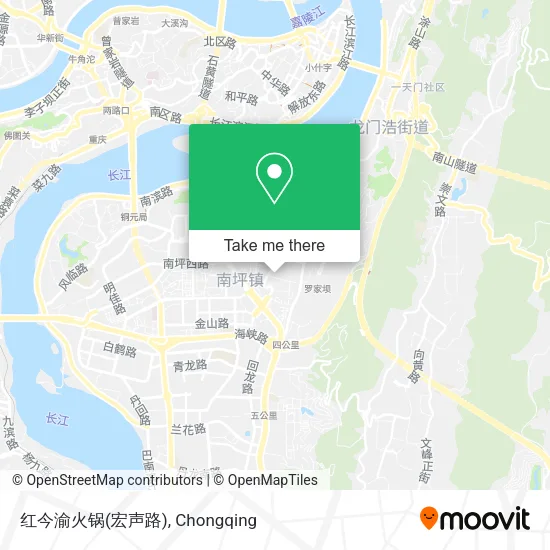 红今渝火锅(宏声路) map