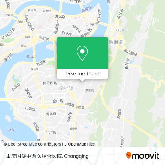重庆国晟中西医结合医院 map