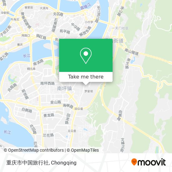 重庆市中国旅行社 map