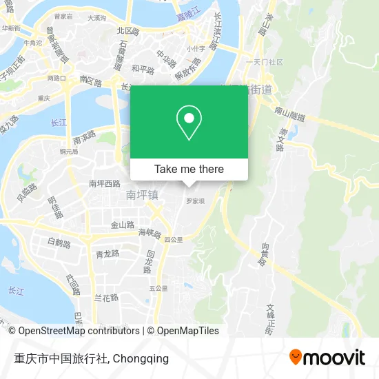 重庆市中国旅行社 map