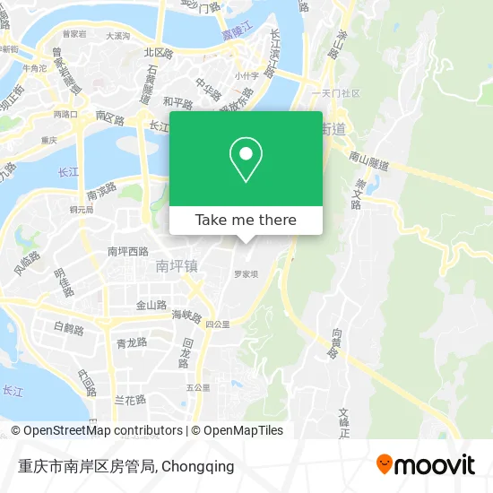 重庆市南岸区房管局 map