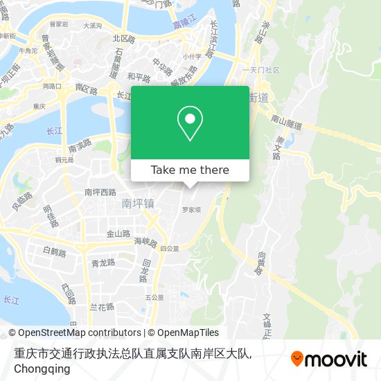 重庆市交通行政执法总队直属支队南岸区大队 map