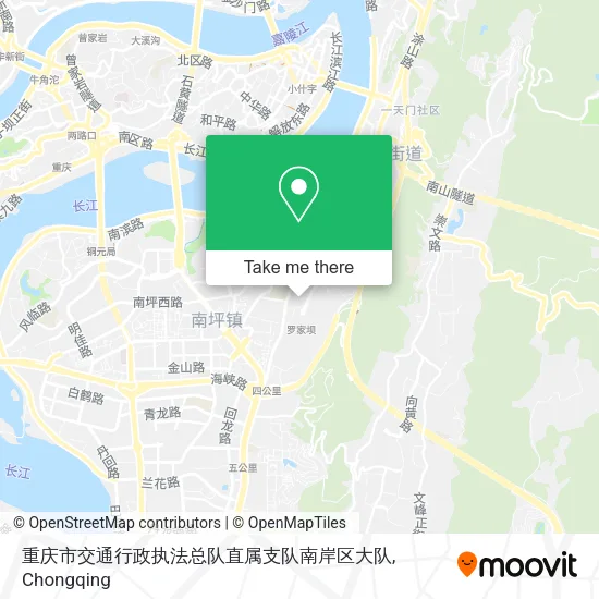 重庆市交通行政执法总队直属支队南岸区大队 map