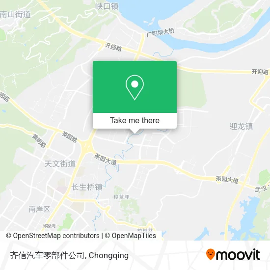 齐信汽车零部件公司 map