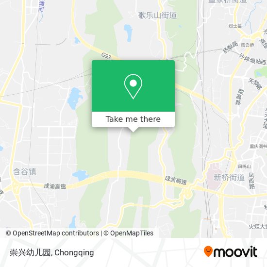 崇兴幼儿园 map