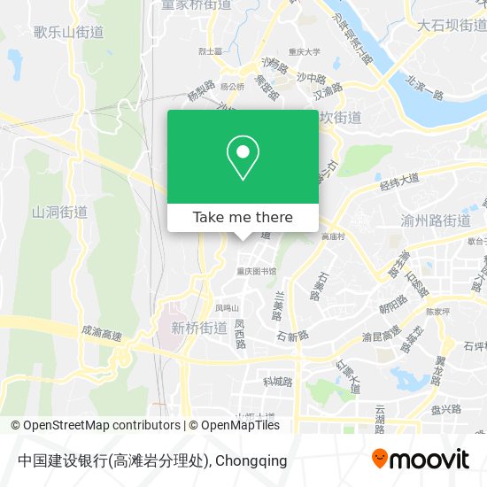 中国建设银行(高滩岩分理处) map