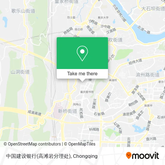 中国建设银行(高滩岩分理处) map