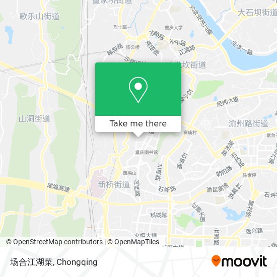 场合江湖菜 map
