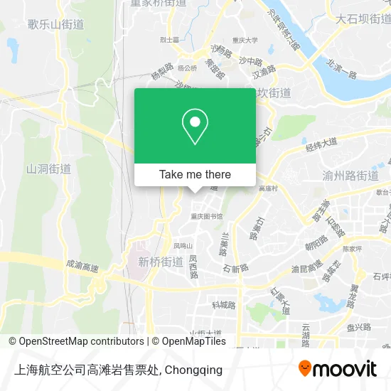 上海航空公司高滩岩售票处 map