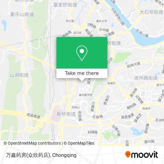 万鑫药房(众欣药店) map