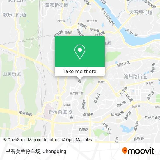 书香美舍停车场 map