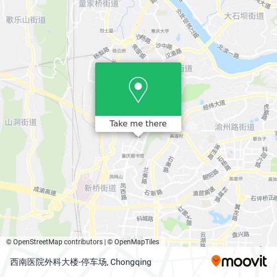西南医院外科大楼-停车场 map