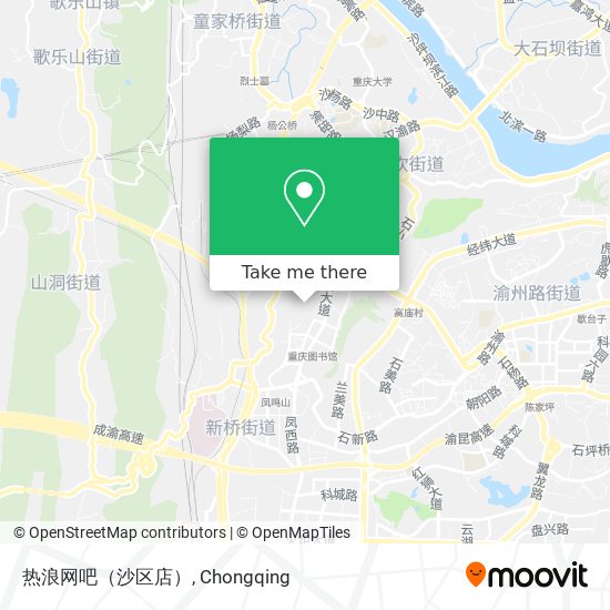 热浪网吧（沙区店） map
