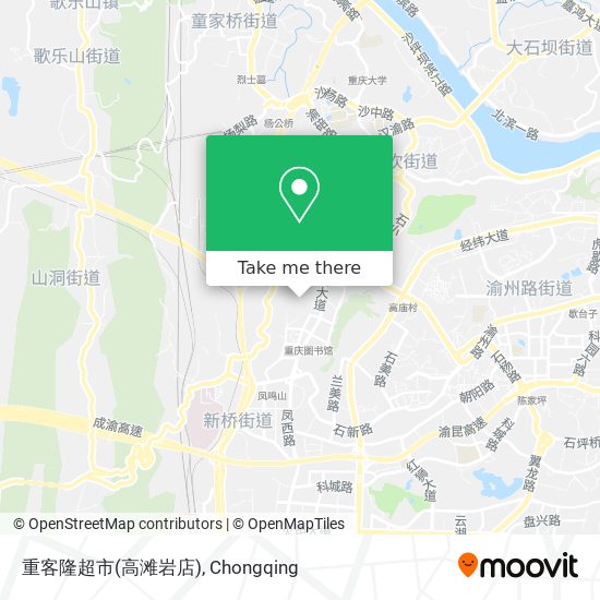 重客隆超市(高滩岩店) map