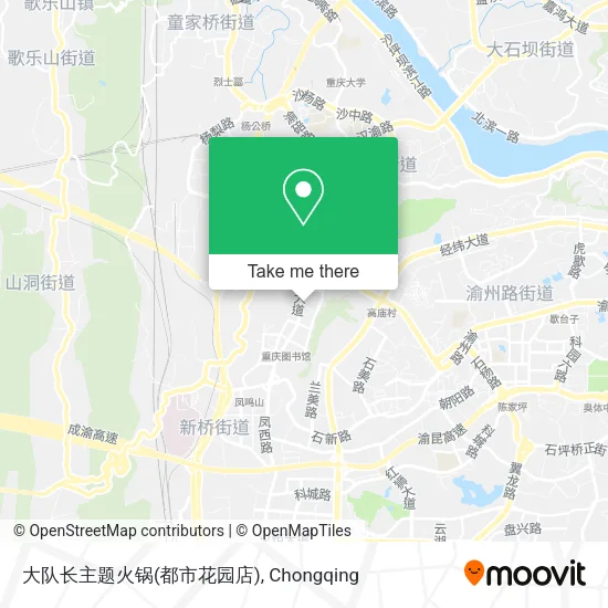 大队长主题火锅(都市花园店) map