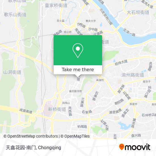 天鑫花园-南门 map