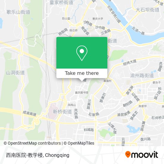 西南医院-教学楼 map