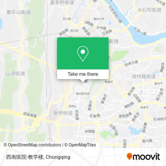 西南医院-教学楼 map