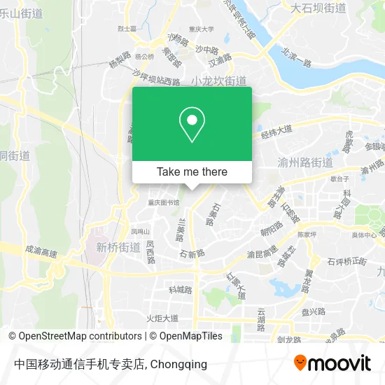 中国移动通信手机专卖店 map