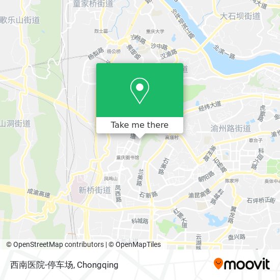 西南医院-停车场 map