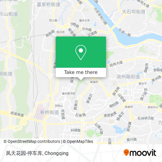 凤天花园-停车库 map