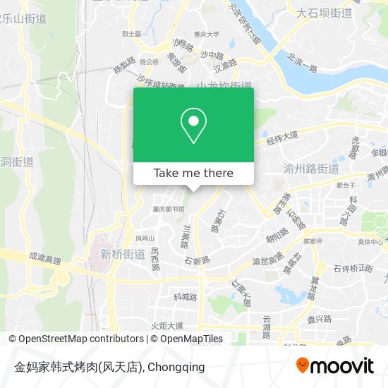 金妈家韩式烤肉(风天店) map