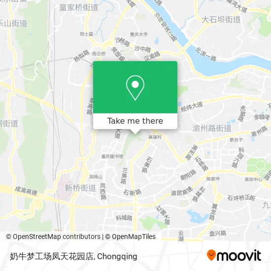 奶牛梦工场凤天花园店 map