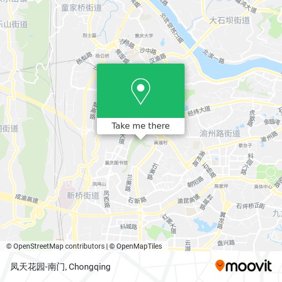 凤天花园-南门 map